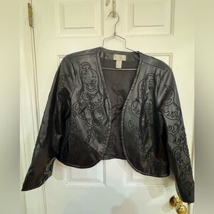 Spiegel Black Embroidered Blazer